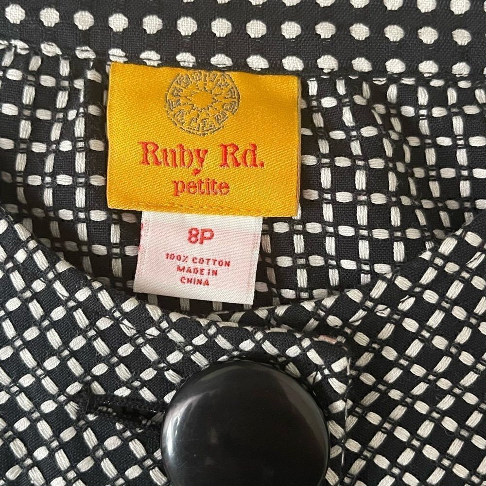 Ruby Rd. Black and White Jacket - Picture 6 of 6